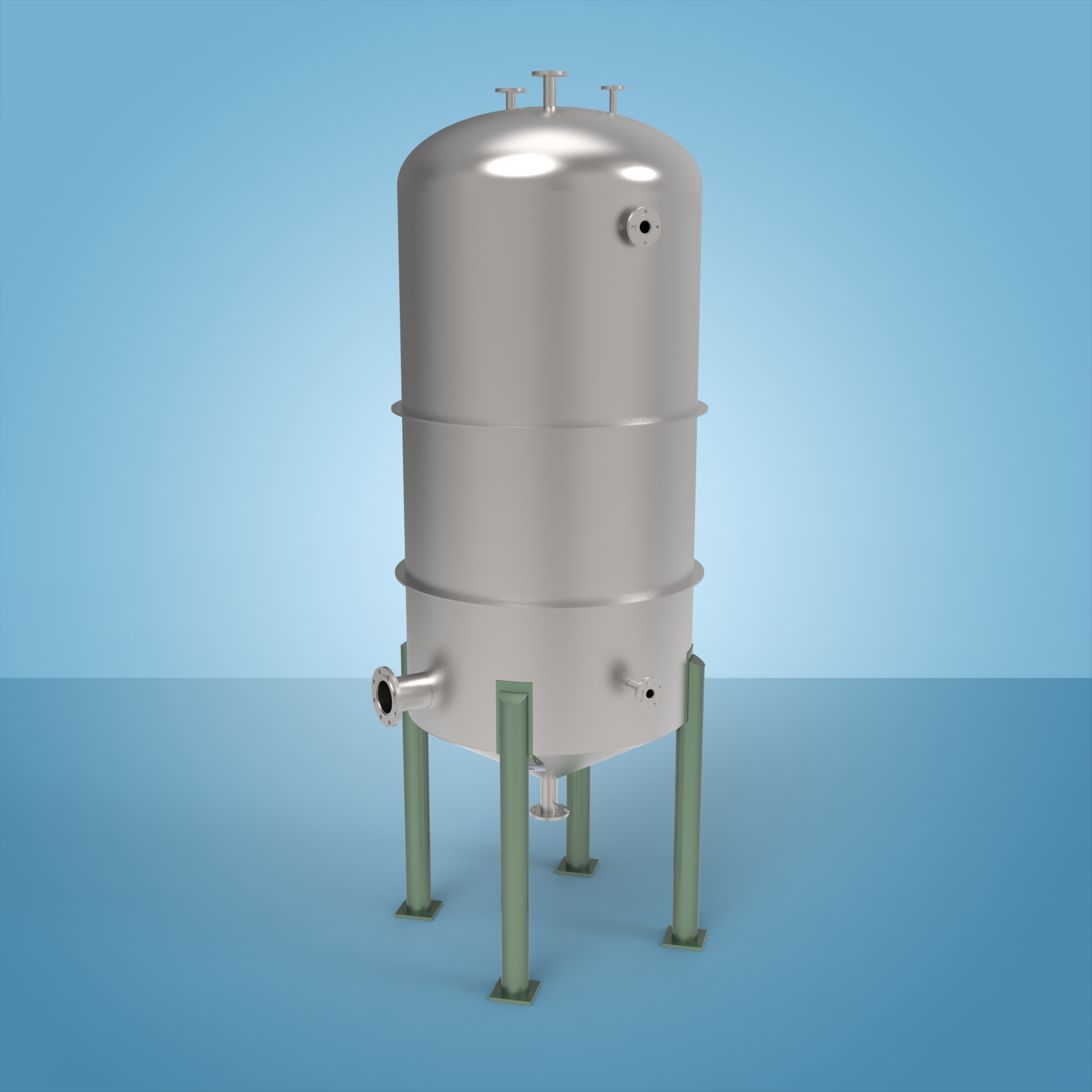 Environmentally friendly turbid oil tank