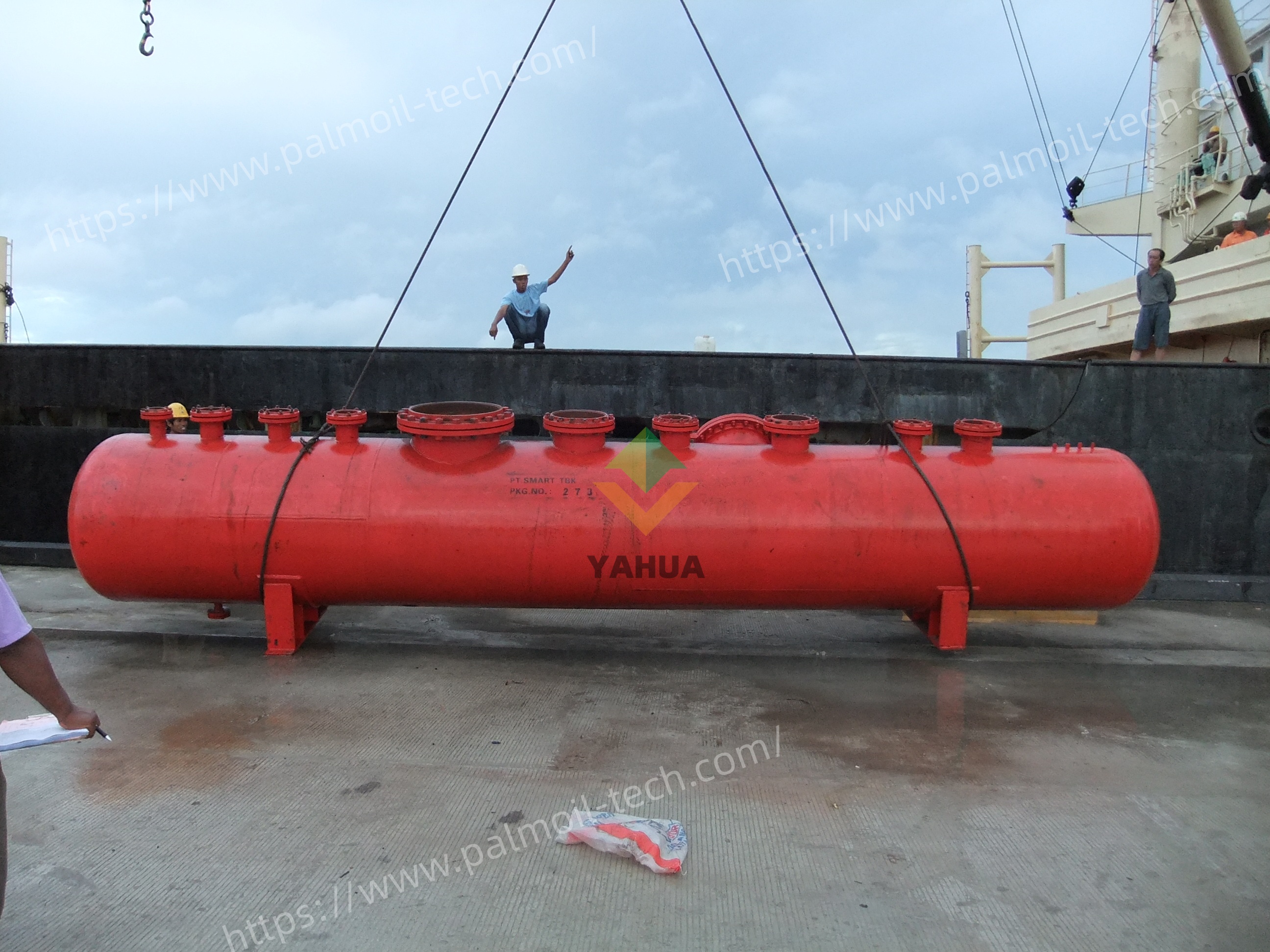 Back pressure vessel