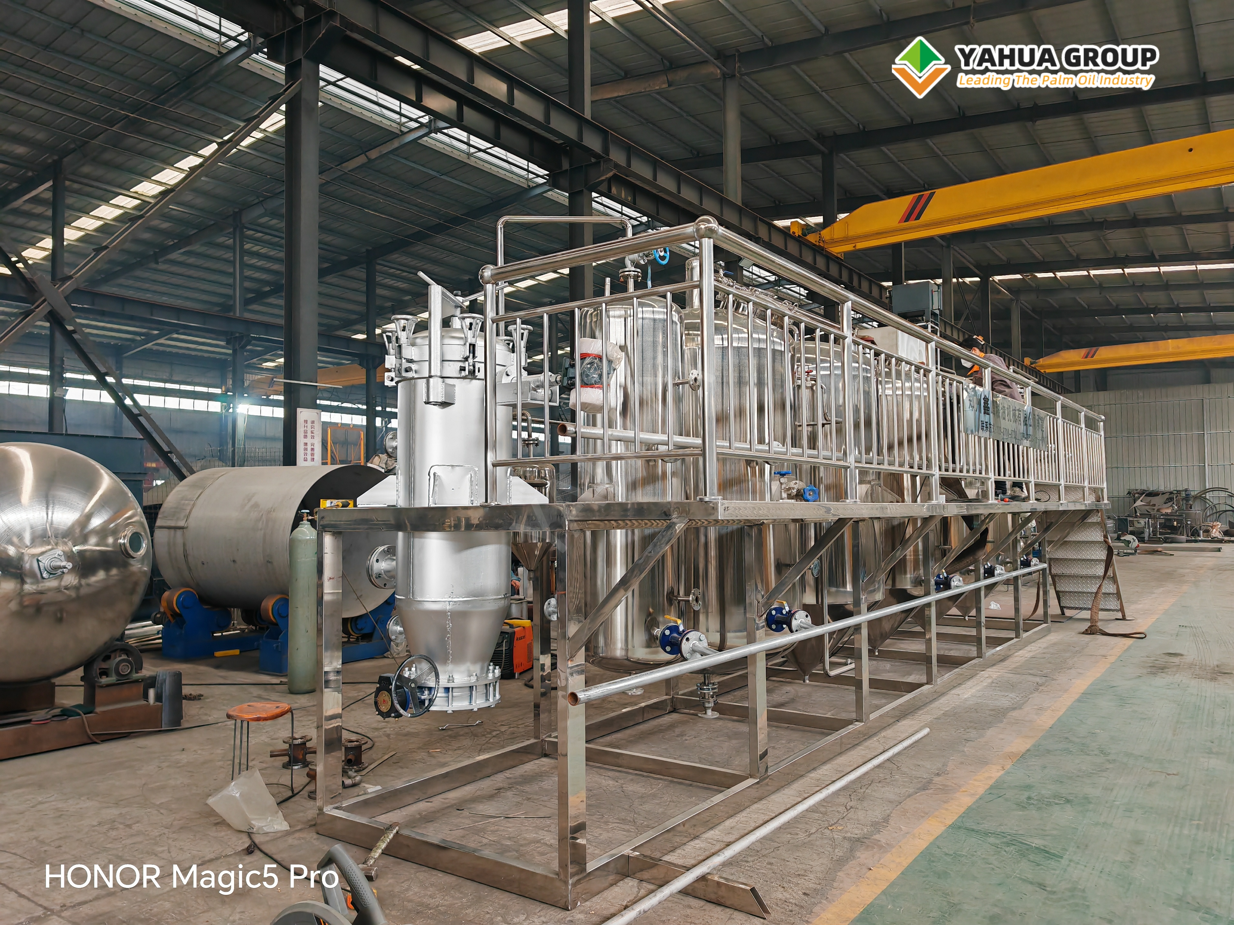 Sweet water setting separation tank